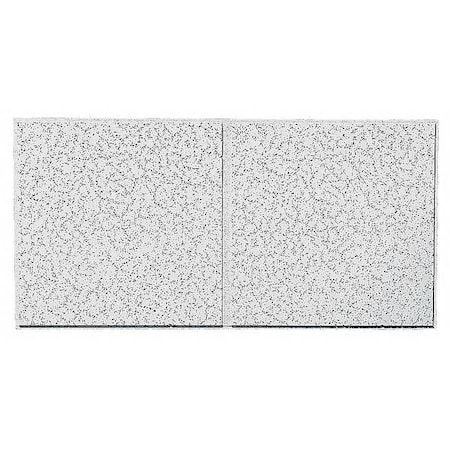 Cortega Ceiling Tile, 24 in W x 48 in L, Angled Tegular, 15/16 in Grid Size, 10 PK MPN:2767D