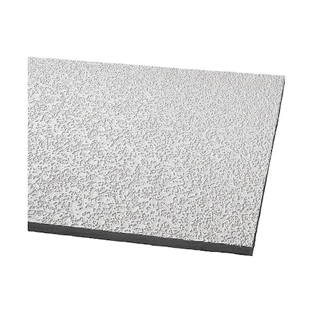 Random Fissured Ceiling Tile, 24 in W x 48 in L, Square Lay-In, 15/16 in Grid Size, 16 PK MPN:2910A