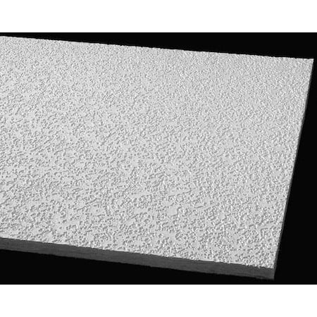 Random Fissured Ceiling Tile, 24 in W x 48 in L, Square Lay-In, 15/16 in Grid Size, 16 PK MPN:2911A