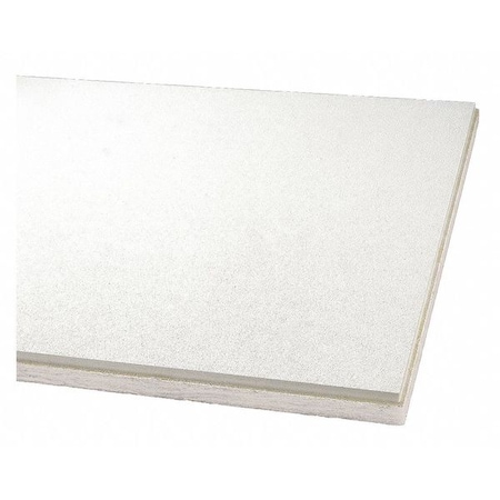 Optima Tegular Ceiling Tile, 24 in W x 24 in L, Square Tegular, 9/16 in Grid Size, 12 PK MPN:3355E