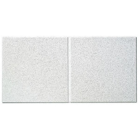 Cirrus Ceiling Tile, 24 in W x 48 in L, Beveled Tegular, 15/16 in Grid Size, 6 PK MPN:513A