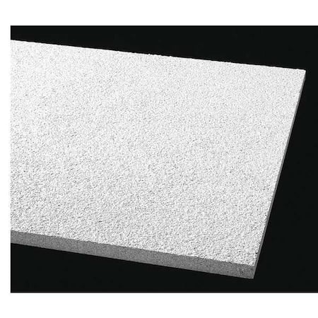 Cirrus Ceiling Tile, 24 in W x 48 in L, Square Lay-In, 15/16 in Grid Size, 6 PK MPN:533B