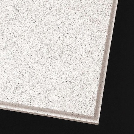 Cirrus Ceiling Tile, 24 in W x 24 in L, Angled Tegular, 15/16 in Grid Size, 10 PK MPN:556E