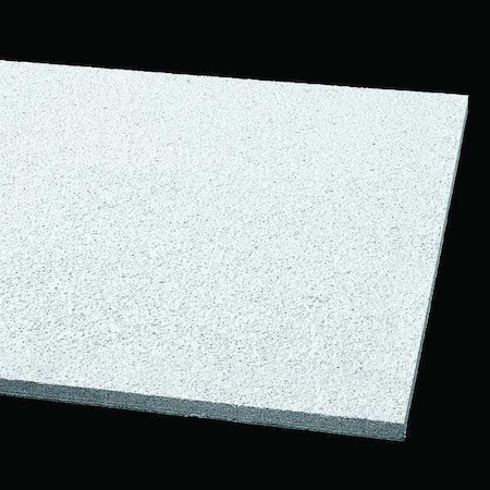 Cirrus Ceiling Tile, 24 in W x 24 in L, Square Lay-In, 15/16 in Grid Size, 10 PK MPN:563E