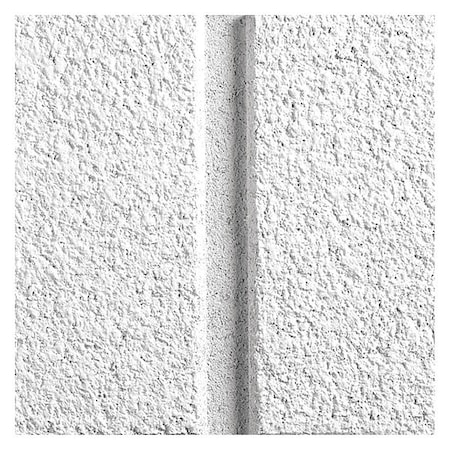Cirrus Ceiling Tile, 24 in W x 24 in L, Beveled Tegular, 9/16 in Grid Size, 12 PK MPN:590B
