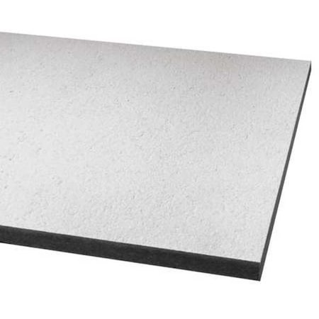 Ceramaguard Ceiling Tile, 24 in W x 48 in L, Square Lay-In, 15/16 in Grid Size, 6 PK MPN:605C