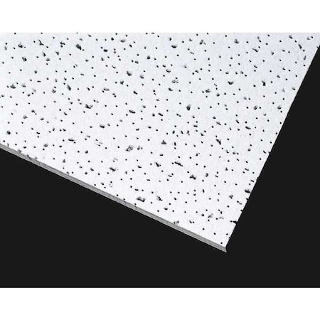 Ceramaguard Ceiling Tile, 24 in W x 24 in L, Square Lay-In, 15/16 in Grid Size, 12 PK MPN:607A