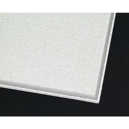 Mesa Ceiling Tile, 24 in W x 24 in L, Angled Tegular, 15/16 in Grid Size, 12 PK MPN:681