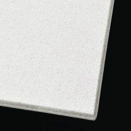 Mesa Ceiling Tile, 24 in W x 24 in L, Beveled Tegular, 9/16 in Grid Size, 12 PK MPN:682