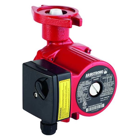 Hot Water Circulating Pump, 1/8 hp, 115V, 1 Phase, Flange Connection MPN:110223-305