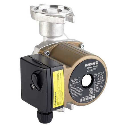 Hot Water Circulating Pump, 1/8 hp, 115V, 1 Phase, Flange Connection MPN:110223-306