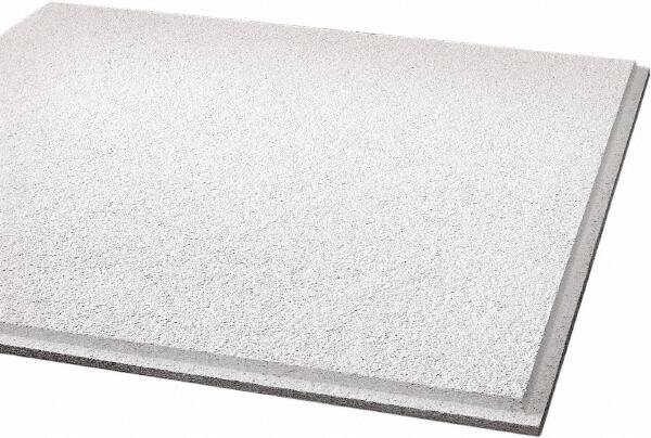 CIRRUS 24 in x 24 in x 3/4 in Beveled Tegular Edge Ceiling Tile, White MPN:589BN - Pkg Qty 12