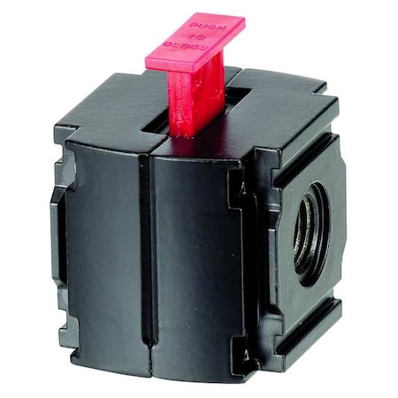Lockout Valve, 1/4 In, 61 CFM, 250 PSI MPN:104390-2