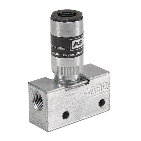 Air Pilot Valve, 3 Way, 2 pos, 1/8 NPT, MPN:206-C