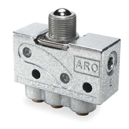 Manual Air Control Valve, Roller, Black MPN:212-2-C