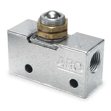 Manual Air Control Valve, Roller, Black MPN:212-C