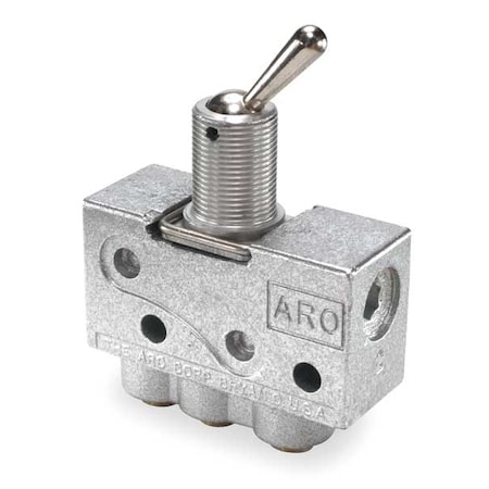 Manual Air Control Valve, 3-Way, 5/32 in MPN:223-2-C