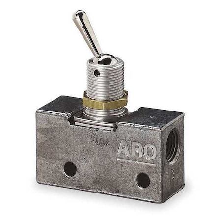 Manual Air Control Valve, 3-Way, 1/8in NPT MPN:223-C