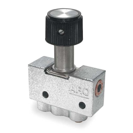 Manual Air Control Valve, Button, Black MPN:224-2-C