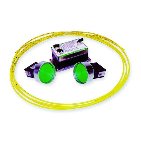 Manual Air Control Valve, Button, Green MPN:59003-842