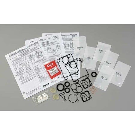 Air Motor Kit, w/ (5) U-Cups/Pilot Piston MPN:637389
