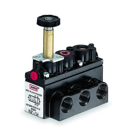 Solenoid Air Control Valve, 1/8 In, 4-Way MPN:A211SS-000-N