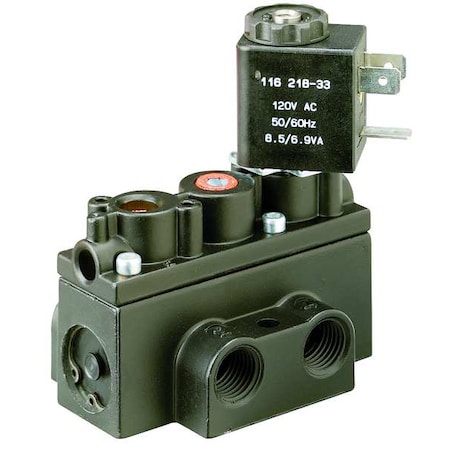 Solenoid Air Control Valve, 1/8 In, 12VDC MPN:A211SS-012-D