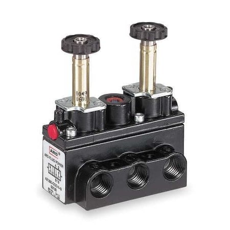 Solenoid Air Control Valve, 1/4 In, 4-Way MPN:A212SD-000-N