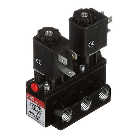 Solenoid Air Con Valve, Four-Way, 150 psi MPN:A212SD-012-D