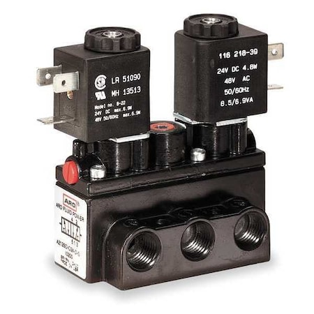 Solenoid Air Control Valve, 1/4 In, 24VDC MPN:A212SD-024-D