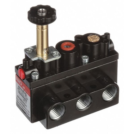 Solenoid Air Control Valve, 1/4 In, 4-Way MPN:A212SS-000-N