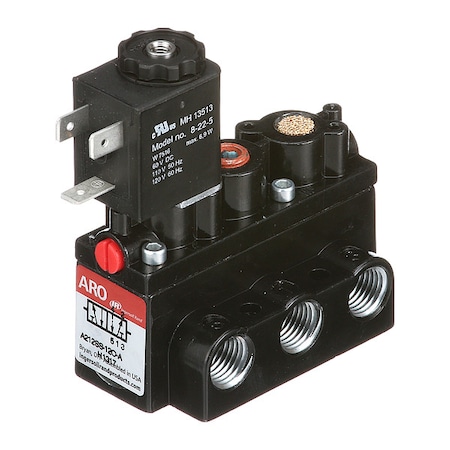 Solenoid Air Con Valve, Four-Way, 150 psi MPN:A212SS-024-A