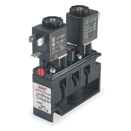 Solenoid Air Control Valve, 1/4 In, 120VAC MPN:A222SD-120-A
