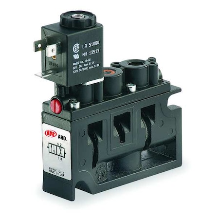 Solenoid Air Control Valve, 1/4 In, 24VDC MPN:A222SS-024-D