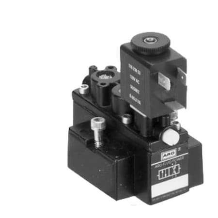 Solenoid Air Con Valve, Four-Way, 150 psi MPN:A239SS-024-D