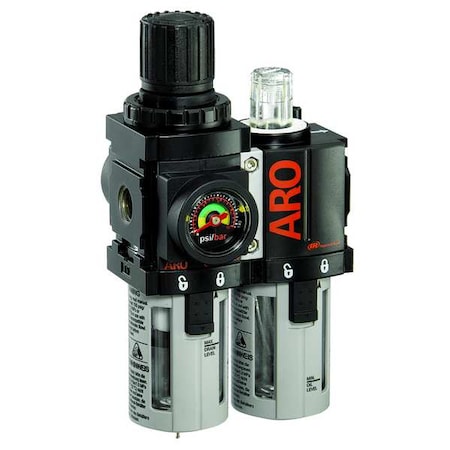 Filter Regulator Lubricator, 0 to 140 psi MPN:C38341-610