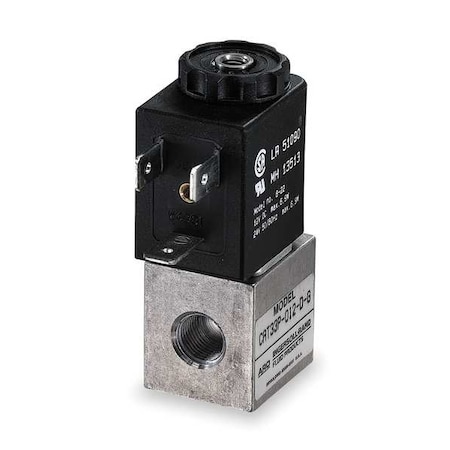 Solenoid Air Con Valve, Three-Way, 150 psi MPN:CAT33P-024-L