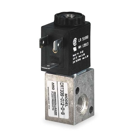 Solenoid Air Con Valve, Three-Way, 150 psi MPN:CAT33S-024-L
