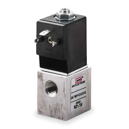 Solenoid Air Con Valve, Three-Way, 150 psi MPN:CAT66P-024-L