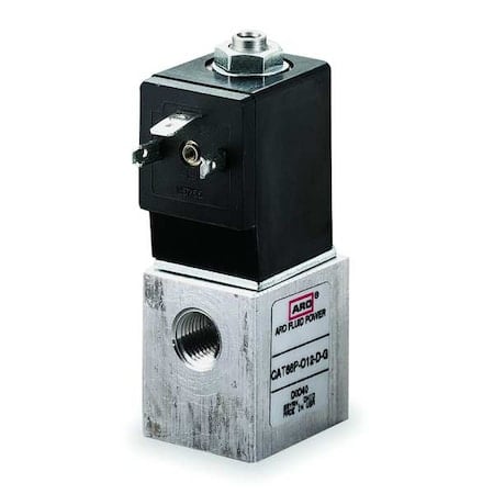 Solenoid Air Con Valve, Three-Way, 150 psi MPN:CAT88P-012-D
