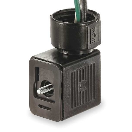 Solenoid Coil Connector, 3 Pin, 22 mm MPN:CDW