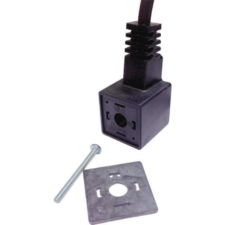 Solenoid Coil Connector, 3 Pin, 30 mm MPN:CHW-30