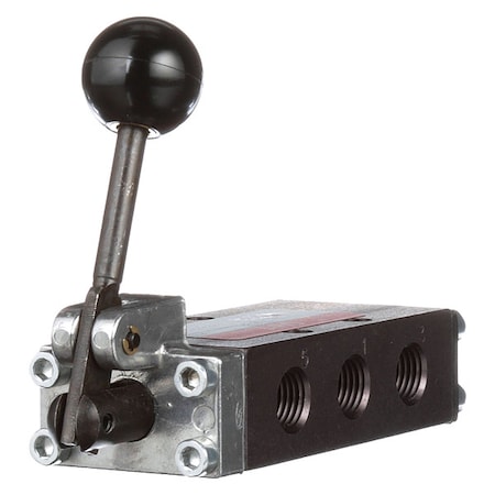 Manual Air Control Valve, Lever, Black MPN:E112LM
