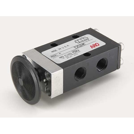 Manual Air Control Valve, 3-Way, 1/4in NPT MPN:E252HM