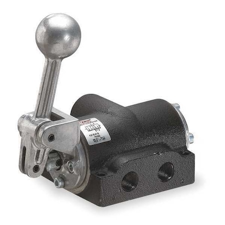 Manual Air Control Valve, 4-Way, 3/8in NPT MPN:K513LM