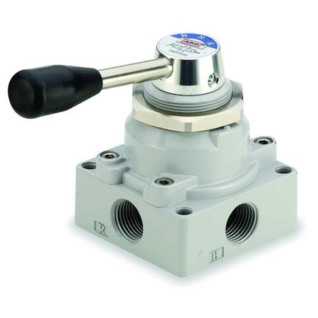 Manual Air Control Valve, 4-Way, 3/8in NPT MPN:M113LR