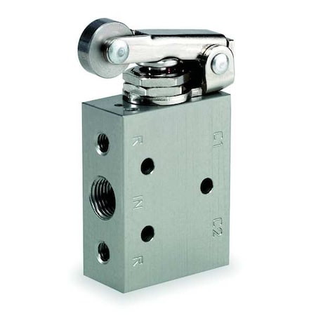 Manual Air Control Valve, 4-Way, 1/8in NPT MPN:M211RS