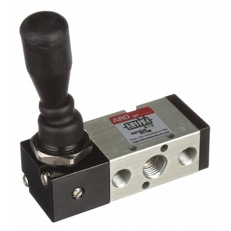 Manual Air Control Valve, 4-Way, 1/4in NPT MPN:M212LM