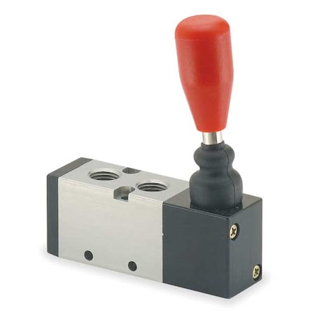 Manual Air Control Valve, 4-Way, 1/4in NPT MPN:M212LM-R