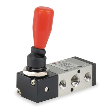 Manual Air Control Valve, 4-Way, 1/4in NPT MPN:M212LS